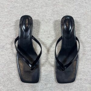 Vintage Black Strappy Heels